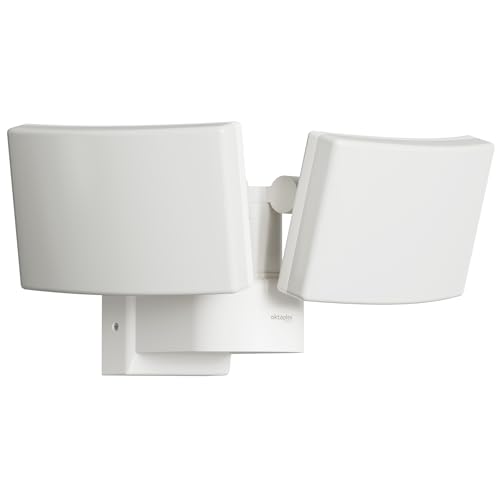 Oktaplex Cali Dos Außenlampe dreh- / schwenkbar 3000K Warmweiß 40W Wandlampe IP65 LED Außenstahler weiß 230V Außenleuchte