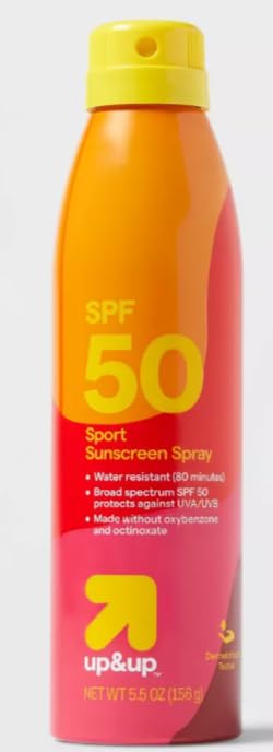 Sport Sunscreen Spray - SPF 50 5 5 Fl oz Pack 01