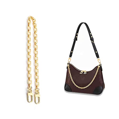 Image of jiesinlov Purse Chain Strap for Handbag Gold Chains Shoulder Bag Strap Replacement,with Metal Buckles (C 23.6in)