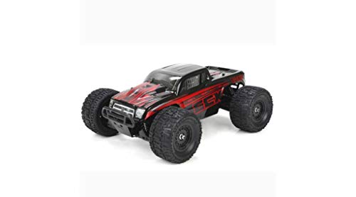 ECX Ruckus 4WD RTR Monster Truck (1/18 Scale), Black/Red