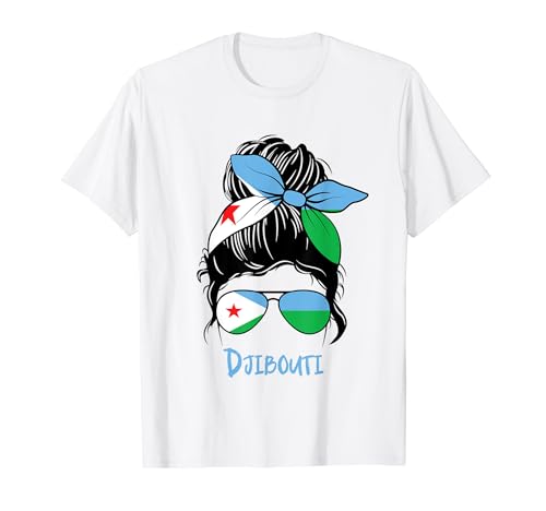Djibouti Girl Djibouti Girl Djibouti Femme drapeau T-Shirt
