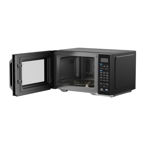 Image of Midea 28L Convection Microwave oven with Air Fry, Grill, 900W Microwave Power, 326 Auto Cook Menus, Stainless Steel Cavity (MMOP03XA-ECSEBK, Multi-Stage Cooking, Defrost by Time)