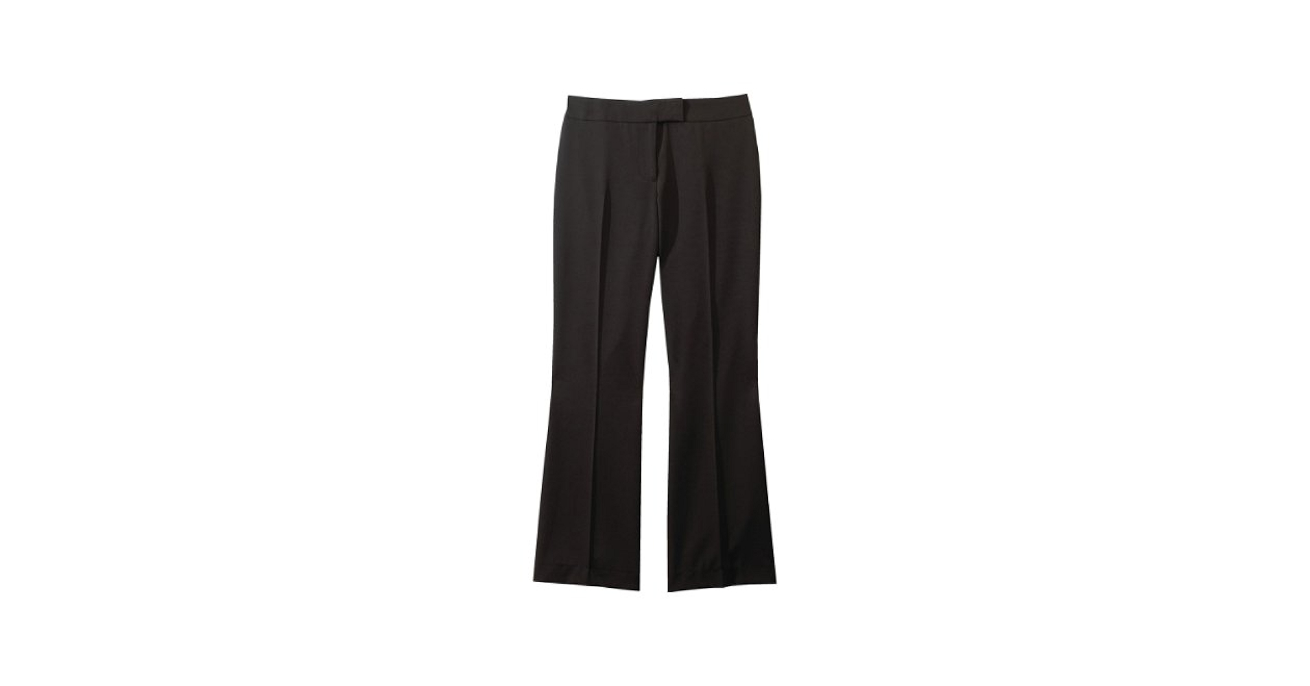 パンツ Siyazu SIPT7090 Feminine Low Rise Bootcut Slacks_Black Ed Garments Women's Low Rise Flat Front Boot Cut Pant, Black