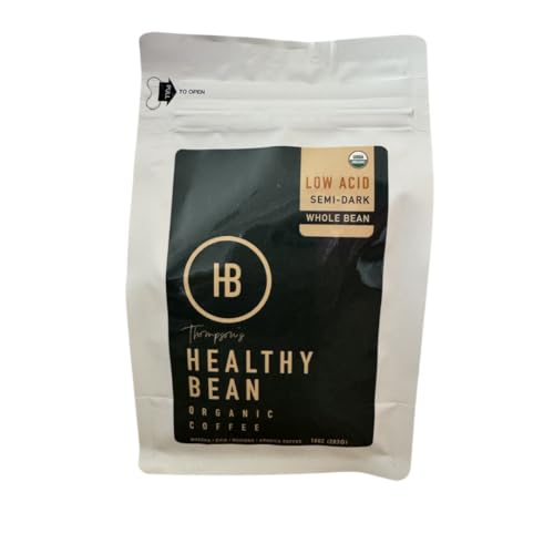 Healthy Bean Organic Low Acid Coffee Beans - USDA Organic Mold-Free