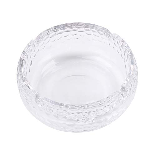 Wimaha Cenicero de bolsillo transparente de cristal Cover