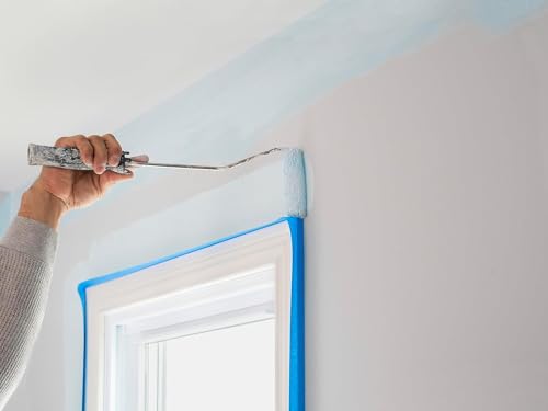 ScotchBlue Multi-Surface Premium Masking Tape, 36 mm x 41 m, 1 Roll/Pack - Scotch Adhesive Blue Painters Tape, For Painting and Decorating, Indoor & Outdoor, Sticks Well, 70% PEFC