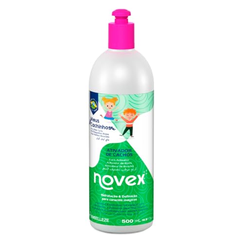 Novex Mis Rizos Activador de Rizos Leave-In 500 ml – Crema Definidora para Cabello Rizado, Hidratación y Control del Frizz