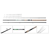 Fabricante: Neco NECO Feeder Black Fish - Caña de pescar (fibra de vidrio, longitud 3,9 m, peso 80 – 150 g, construcción de 3 + 3 componentes de alta calidad, incluye estuche)
