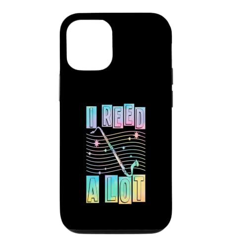 I Reed A Lot Funny Bass Clarinet Pun ���[���A �X�}�z�P�[�X iPhone 12/12 Pro �p