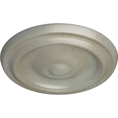 Image of 9 5 /8 inchOD x 1 1 /8 inchP Maria Ceiling Medallion (Fits Canopies up to 1 3 /4 inch), Flash Gold