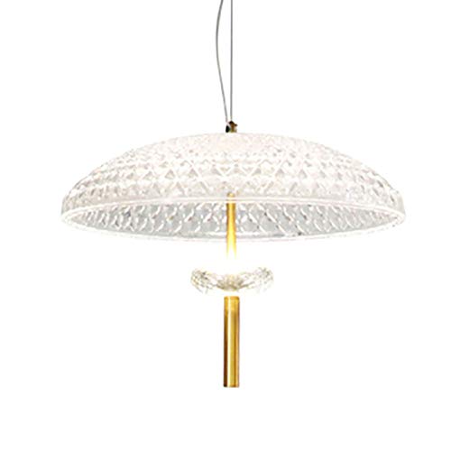 Suspension en verre blanc de 8 pouces plafonnier nordique chic 5W blanc froid pour cuisine