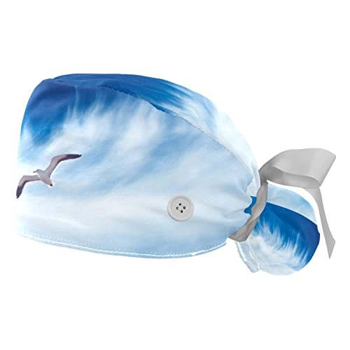Chapeaux de travail ajustables JDEZ lot de 2 casquettes unisexes