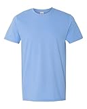 Gildan Carolina Blue Men's Medium Classic Solid Crew Neck T-Shirt