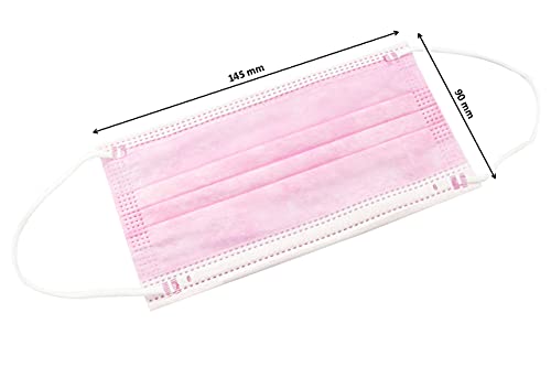 LOOKLOOK Atmungsaktive Hygienische Einwegmaske, Einweg-Gesichtsmasken, Staubmaske, Atemmaske, 3 Schichten, Kinder, Pack… – Bild 5