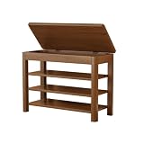 VASAGLE 3-Tier Cabinet Bench