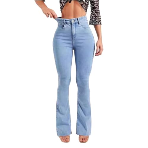 Women's Stretch Jeans Butt Lifting Skinny Blue Denim Pants Leggings Cowboy Tight Pants