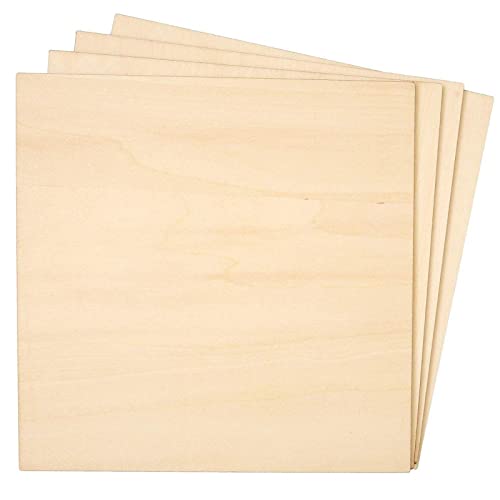 Bois de tilleul brut 20x20cm supérieur pour gravure et découpe soignée
