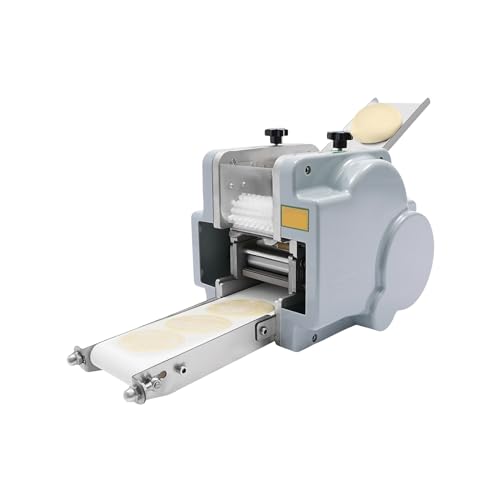 Commercial Dumpling Maker Machine, 110V 140W Automatic Dumpling Wrappers, 50-60 Pieces/Minute, Dumpling Skin Maker for Noodle and Breakfast Shops