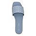 Calvin Klein Women's Yasmine Sandal, Light Blue Logo 450, 8