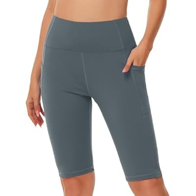 MIVEI Women's High Waisted Long Swim Shorts...