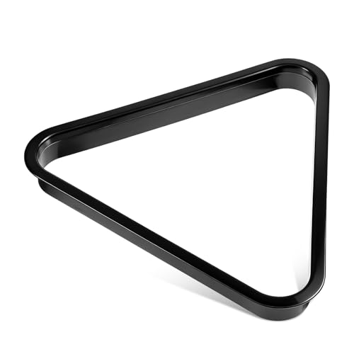 Zelphvt Plastic Pool Ball Rack Table Ball Organizer Billiard Frame Tripod Plastic Triangle Rack for Billiard Balls Diamond Pool Balls Racks Fit Standard 2-1/4 Billiards Pools