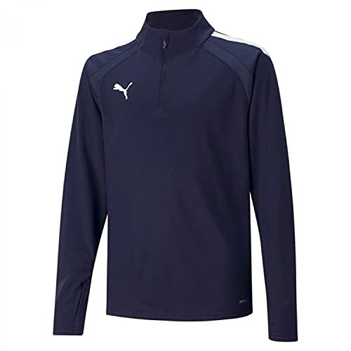 Sweat Puma Teamliga 14 Zip Top Jr vêtement de sport enfant mixte respirant