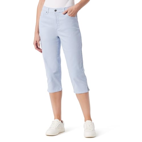 Jeans Amanda Capri droit Gloria Vanderbilt bleu rêve taille 42 pour femme