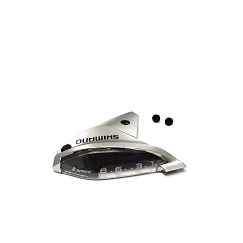 SHIMANO Cycling ST-EF510-8R4A Upper Cover/Fixing Screws - Silver - Y0BA98020 - Spare Parts for Bike