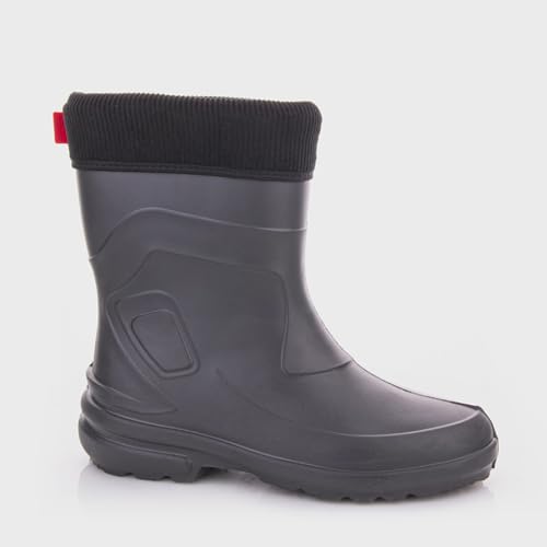 LEMIGO Damen Eva Gummistiefel Jessy 800 (Carbone Schwarz, EU Schuhgrößensystem, Erwachsene, Numerisch, M, 38)