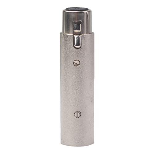 Hellery Zinklegering XLR Mannelijk Aan Mannelijke & Xlr Vrouwelijke naar Vrouwelijke Adapterstekker, Zilver - Image 6