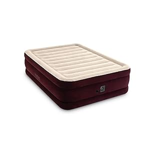 Intex Comfort Dura-Beam Airbed Internal Electric Pump Bed Height Elevated (2020 Model)