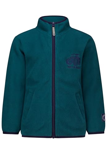 SALT AND PEPPER warme Jungen Fleece Jacke mit Traktor Stickerei
