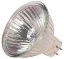 CTKcom MR11 12 Volt 10 Watt Halogen Light Bulbs,30 Degree Beam Spread Precision Halogen Reflector Fiber Optic Light Bulb with Glass Cover,6 Pack