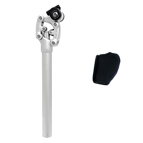SR SUNTOUR SP12 NCX Suspension Seat Post, 27.2X350mm, Silver, VK2752