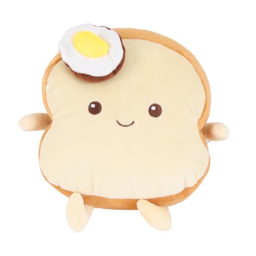 Coussin en peluche beige HEMOTON petit modèle doux en coton PP pour salon