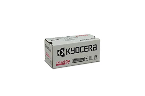 Toner Kyocera TK-5230M d'origine. Magenta, 1 200 pages ISO 19752, compatible imprimante ECOSYS M5521cdw, M5521cdn