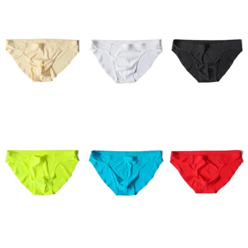 GAOGAO Ice Silk Men Seamless Briefs Super Thin And Breathable Dry Fast Travel And Sport Underwear2