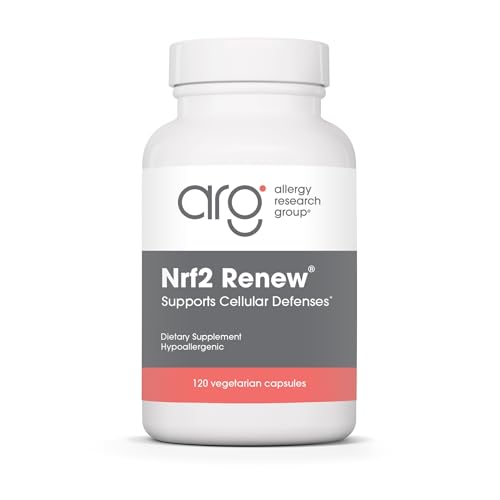 Allergy Research Group ARG Nrf2 Renew - Sulforaphane Supplement - NRF2 Activator with Antioxidant & Cellular Support - Botanical Formula - 60 Servings - 120 Capsules