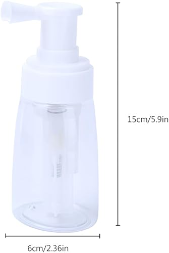 Miniatura 8 de Aerosol de botella de polvo para barbero – para aplicar talco y polvo – Botella de polvo vacía inflada soplador de cosméticos de viaje, aplicador de