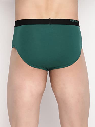 Image of Rupa Colors Modern Solid Brief for Men, Cotton Blend, Outer Elastic, Regular Fit, Pack of 1