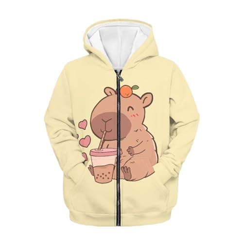 Image of Biyejit Kids Novelty 3D Graphic Printed Hooded Sweatshirt