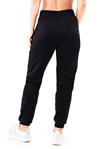 Image of Yogipace Women's Petite /Regular /Tall High Waisted Fleece Lined Joggers Thermal Warm Winter Sweatpants