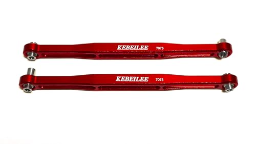 KEBEILEE CNC Aluminum7075 Upgrade Toe Links for TRAXXAS X-MAXX 1/5 8S (red)