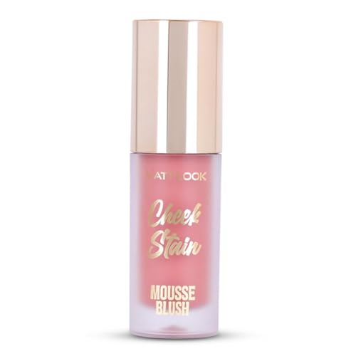Image of MATTLOOK Cheek Stain Mousse Blush | Vitamin E | Natural Radiant Finish | Infused With Hyaluronic acid and vitamin E | Long Lasting Liquid Blusher (Everyday Love-04,6.5ml)