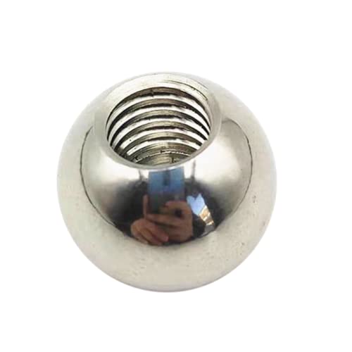 Bola de acero roscada M3 soluciona holguras tuerca redonda acero inoxidable 304 sólido medio orificio