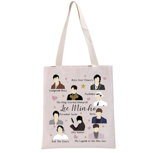 G2TUP Actor Inspired Gift Lee Min-H Tote Bag Korean Drama Lover Handbag South Korean Culture Gift