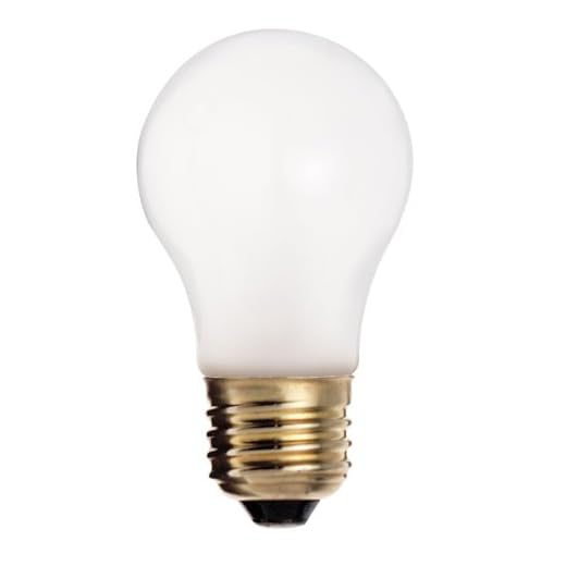 Satco S3815 130V Medium Base 25-Watt A15 Light Bulb, Frosted