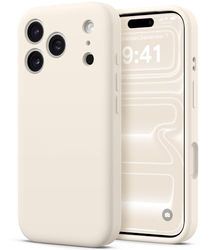 AOTESIER iPhone 17 Pro �P�[�X 6.3�C���`�Ή� �V���R�� �A�b�v�O���[�h [�t���b�g�o�b�N�J�����ی�] [Arc Edge] �ϏՌ��ی�P�[�X ���h�~�}�C�N���t�@�C�o�[���n�t���A�I�[�g�~���N