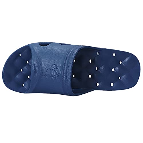 Image of BAI HOU Unisex-Adult Shower Slippers, EVA Non-Slip Open Toe Slides, Quick Drying, Anti-Slip, Pink