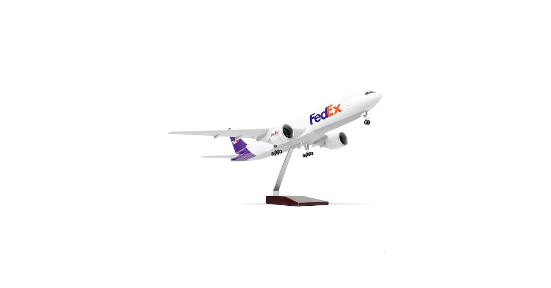 fedex ボーイング777F 1/150 飛行機模型 Amazon.com: QIYUMOKE 1/150 B777-300ER FedEx 18.5 inchs Large